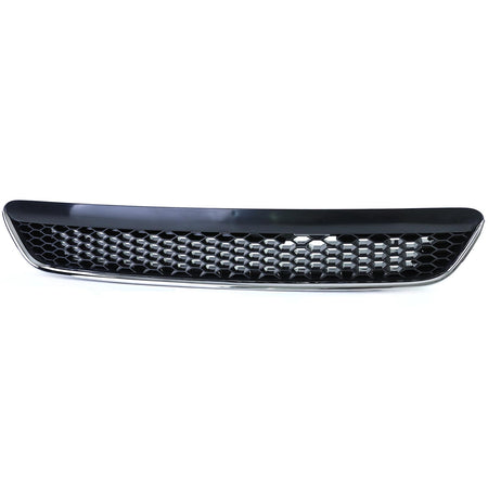 Griglia Wabendesign Nera con Bordo Cromato per Opel Astra G 1997-2004