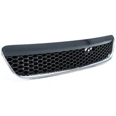 Griglia Wabendesign Nera con Bordo Cromato per Opel Astra G 1997-2004