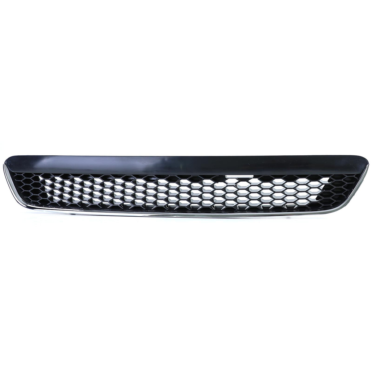 Griglia Wabendesign Nera con Bordo Cromato per Opel Astra G 1997-2004