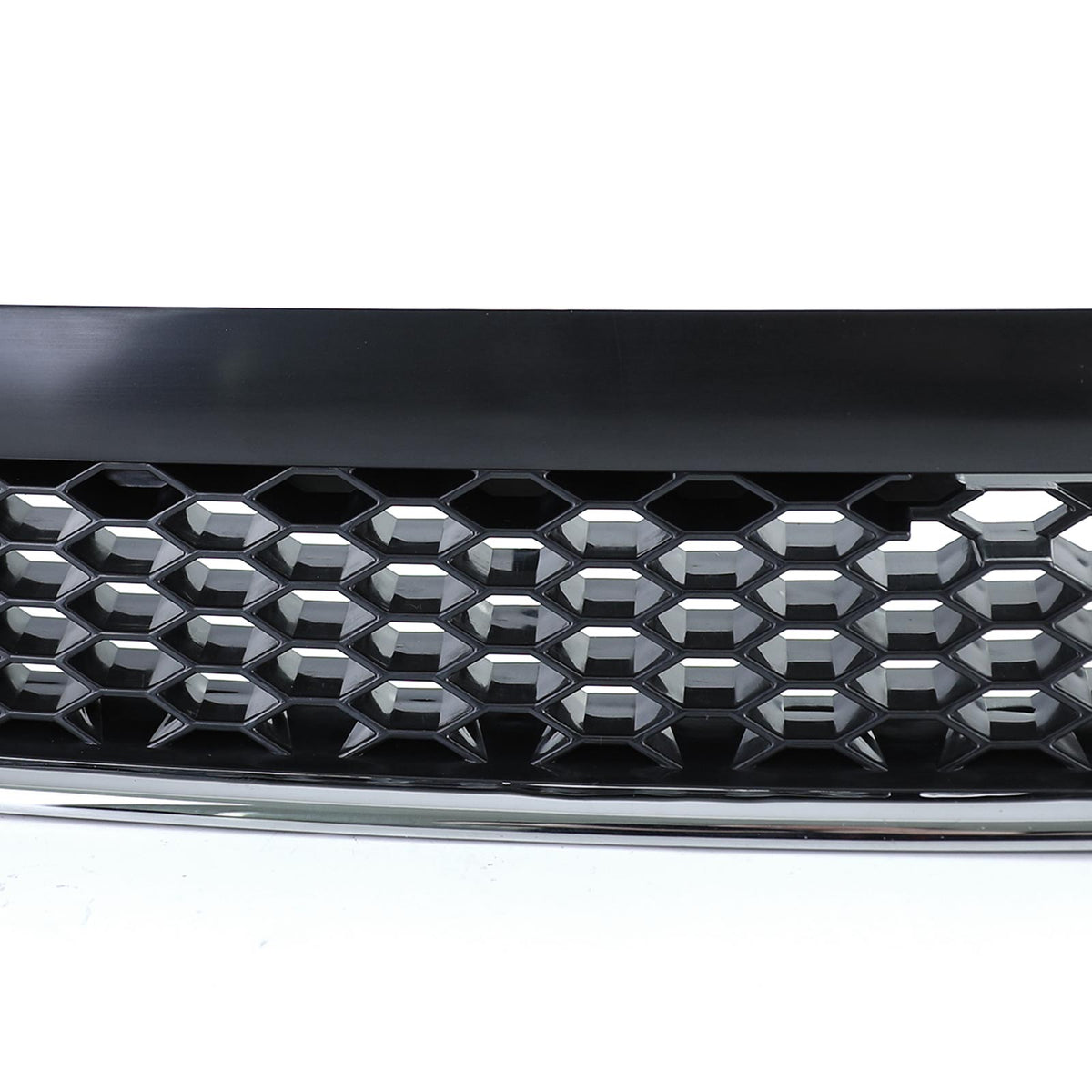 Griglia Wabendesign Nera con Bordo Cromato per Opel Astra G 1997-2004