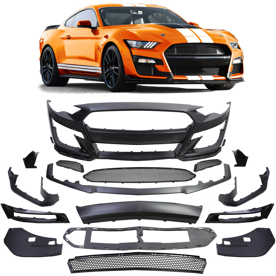 Paraurti Anteriore Shelby GT500 + Accessori per Ford Mustang VI Coupe Cabrio