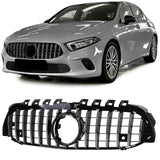 Griglia Sportiva Nera Cromo per Mercedes Classe A W177 V177 18-24