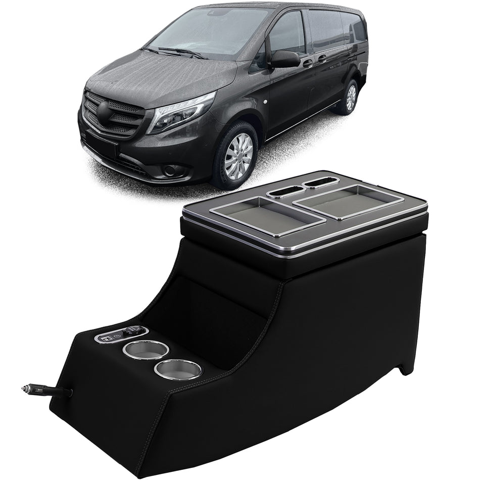 Consolle Centrale con Armrest e Box di Stoccaggio per Mercedes Viano W639 W447