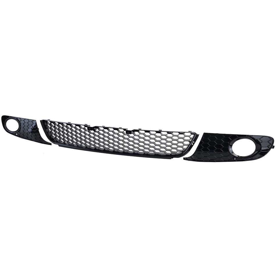 Griglia Lucida per Paraurti con Fendinebbia per Volkswagen Golf 6 (2008-2013)