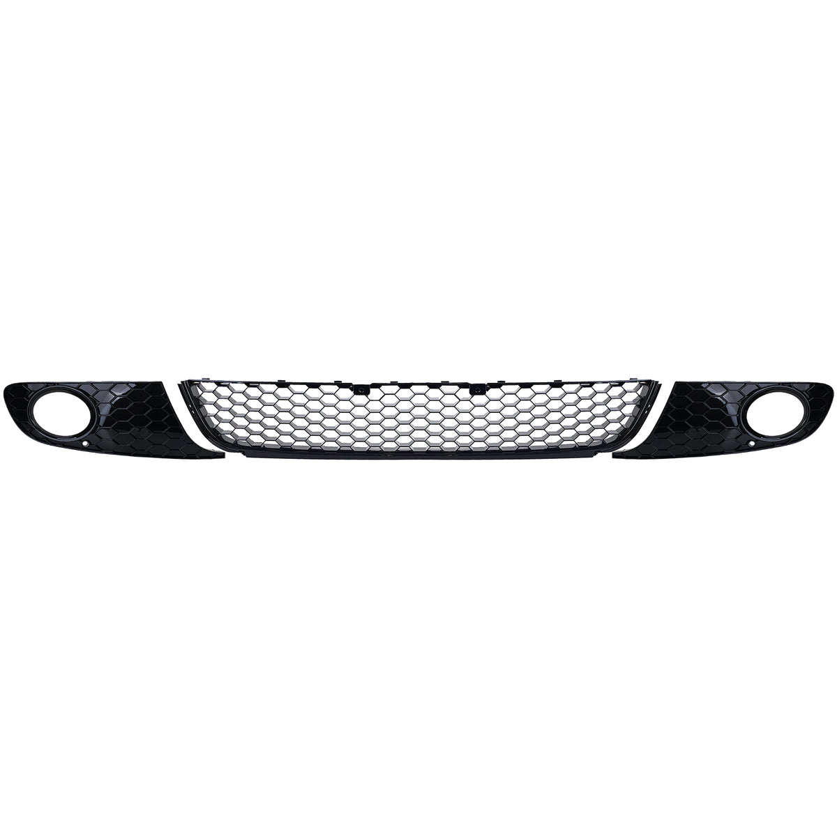 Griglia Lucida per Paraurti con Fendinebbia per Volkswagen Golf 6 (2008-2013)