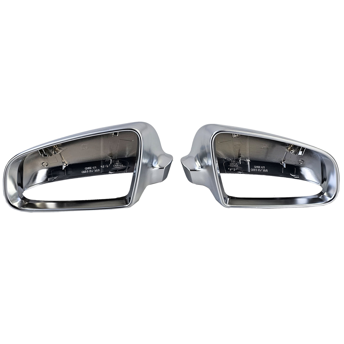 Copertura Specchietti Argento Opaco per Audi A3 8P A4 8E A6 4F Fino al 2008