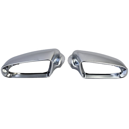 Copertura Specchietti Argento Opaco per Audi A3 8P A4 8E A6 4F Fino al 2008