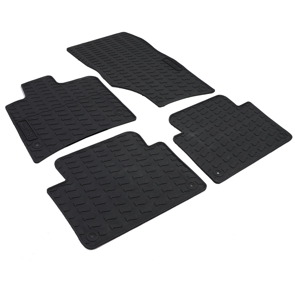 Set Tappetini in Gomma Neri Premium per Volkswagen Touareg II 7P 2010-2018