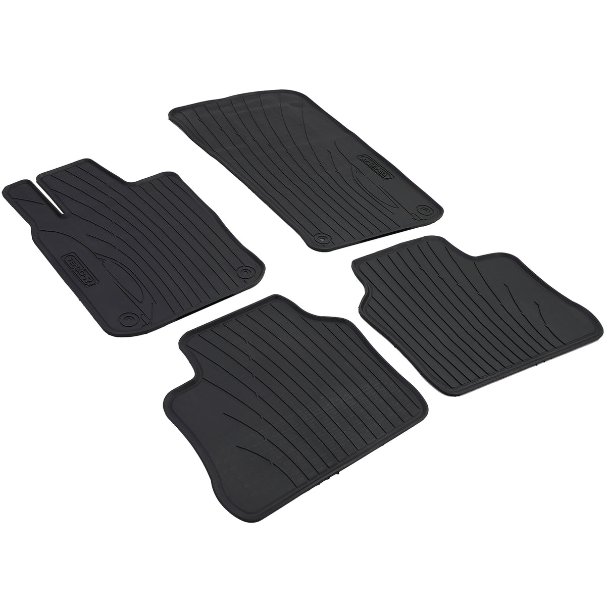 Tappetini Gomma Neri Premium Set per Porsche Panamera 970 (2009-2016)