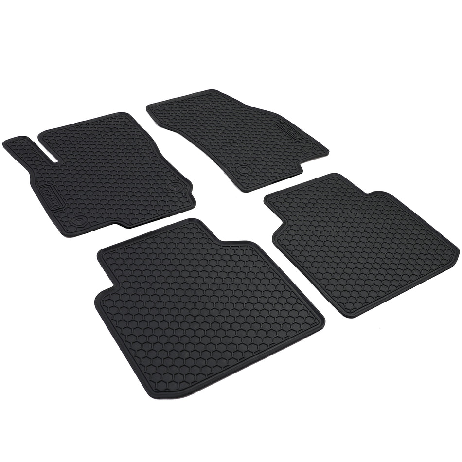 Tappetini Gomma Neri Premium Set per Skoda Kodiaq 2017-2023, Antiscivolo