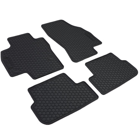 Tappetini in Gomma Nera Premium per Seat Ibiza 6F Dal 2017, Antiscivolo