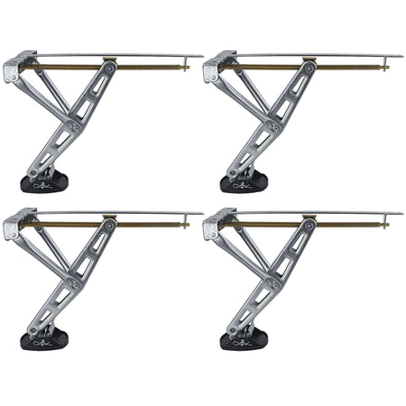 Supporti per Caravan con Piastre di Supporto e Manovella Fino a 580mm Set 4