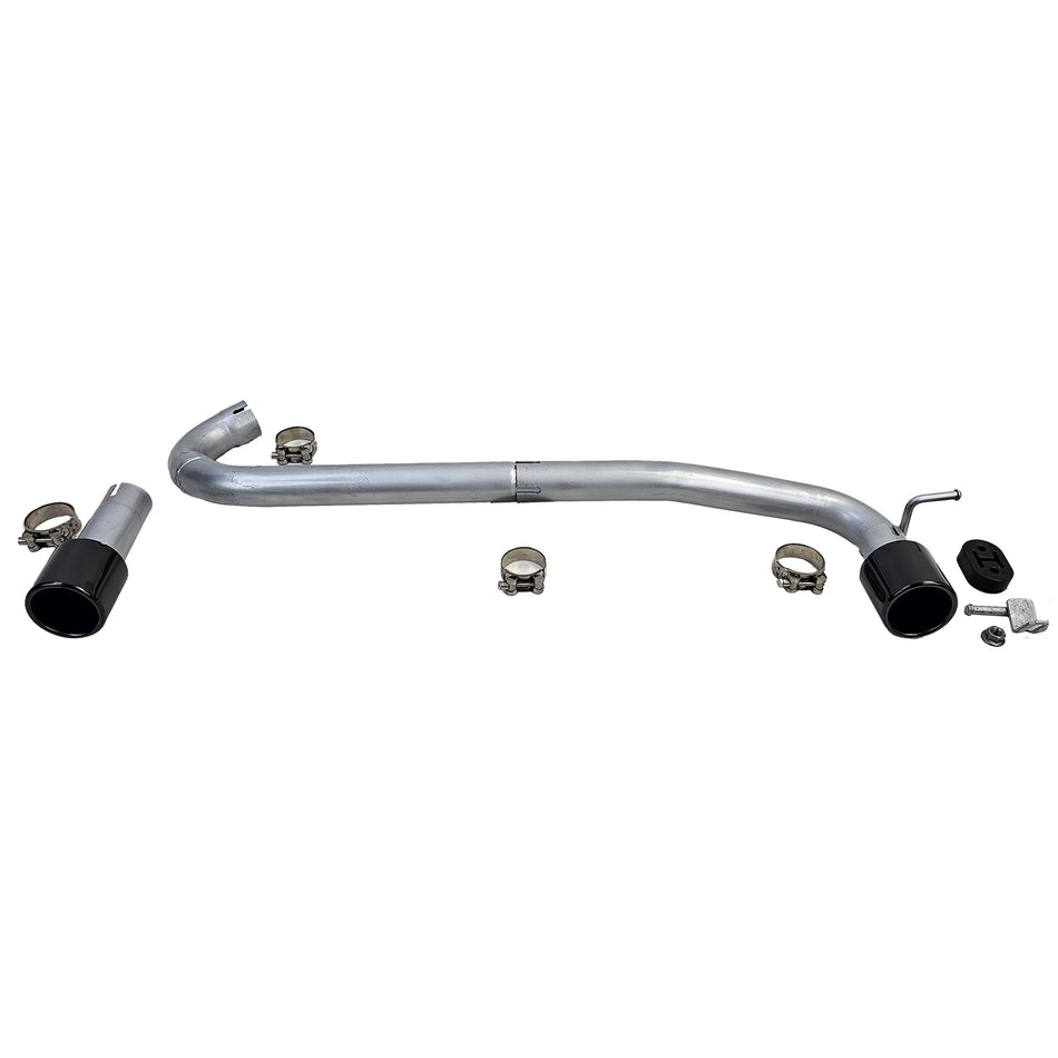 Scarico Endrohr Umbau Set 440er Look Nero per BMW Serie 4 F32