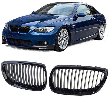 Griglia Sportiva Nera Lucida per BMW Serie 3 E92 E93 Coupé Cabrio 2005-2009