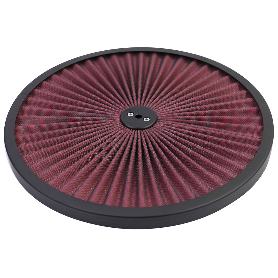 14 Pollici Filtro Aria Copertura Super Stream Nero Rosso per Ford Chevrolet US