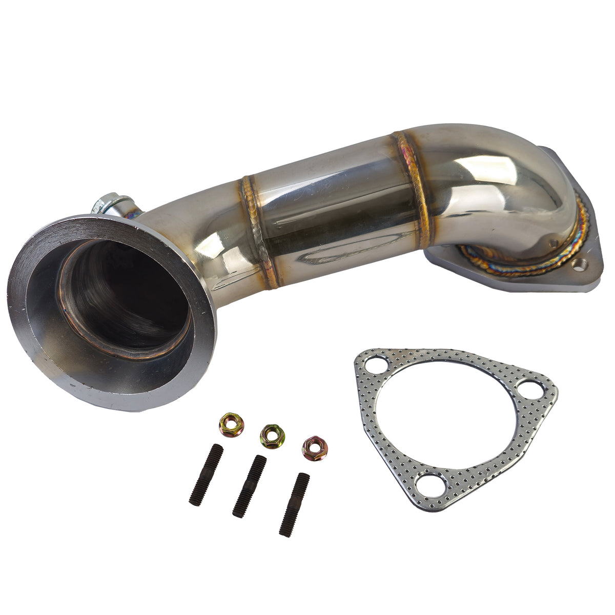 Rennsport Acciaio Inox Downpipe Ersatzrohr per Opel Astra G H 2.0 Turbo
