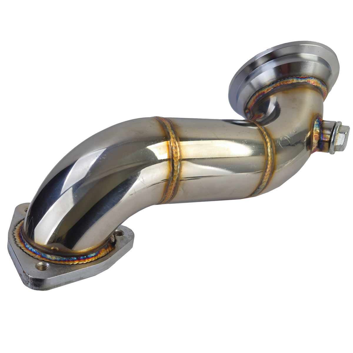 Rennsport Acciaio Inox Downpipe Ersatzrohr per Opel Astra G H 2.0 Turbo