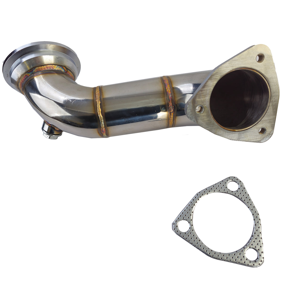 Rennsport Acciaio Inox Downpipe Ersatzrohr per Opel Astra G H 2.0 Turbo