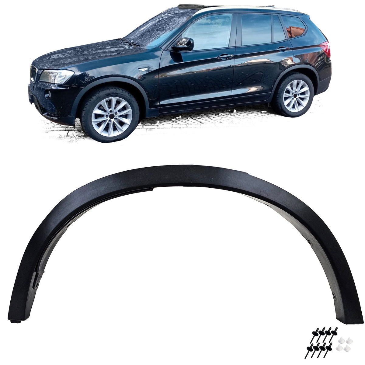 Cornice Passaruota Fiancata Posteriore Sinistro per BMW X3 M F25 10-17