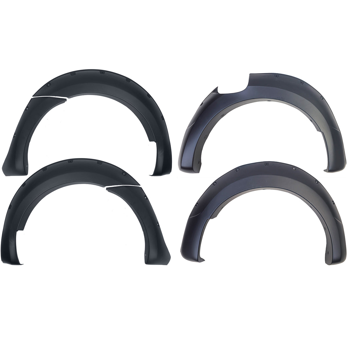 Allargamento Passaruota Set BIG per Ford Ranger T7 2015-2019 4,5cm Nero
