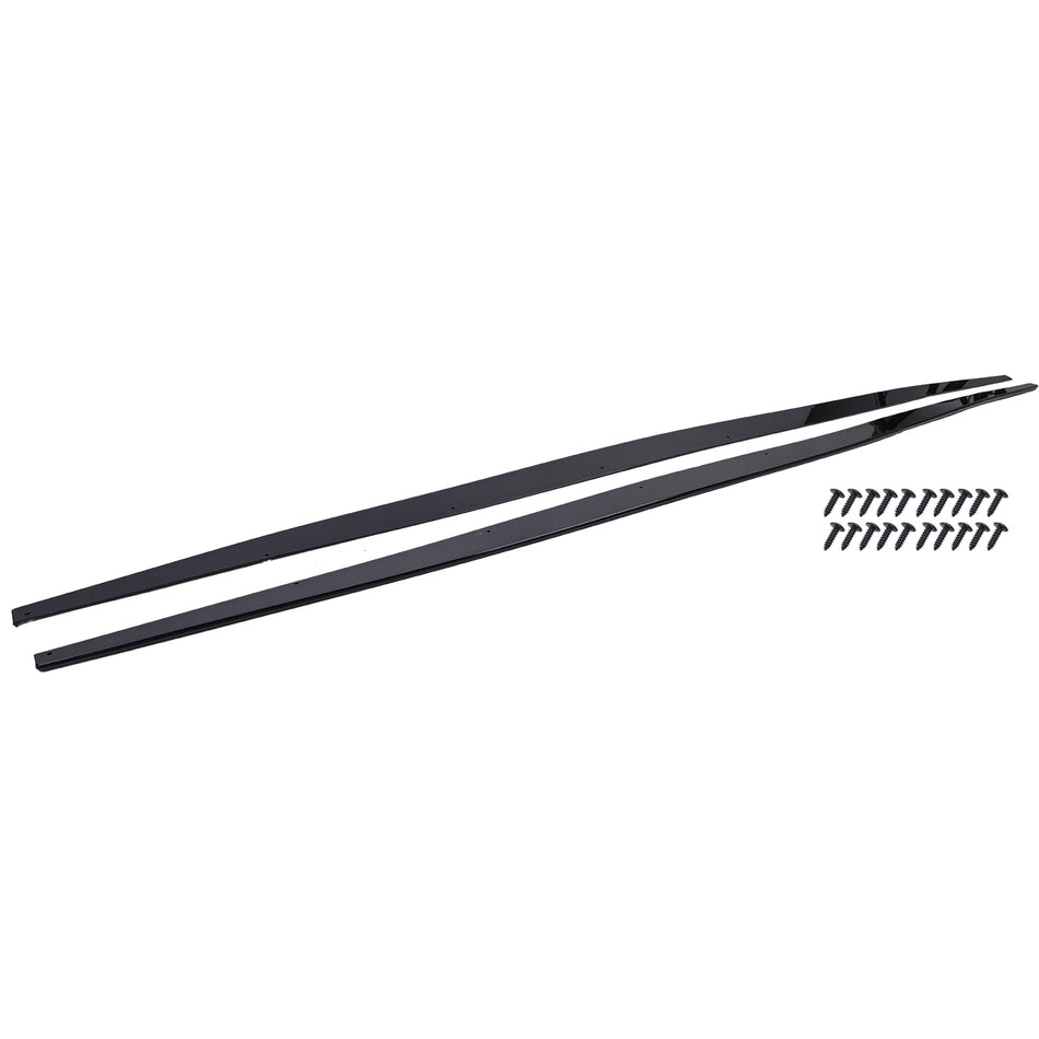 Minigonne Nere Lucide per BMW Serie 1 F20 F21 LCI 2015-2019 con M-Pacchetto