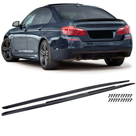 Minigonne Nera Lucida per BMW Serie 5 F10 F11 2010-2017