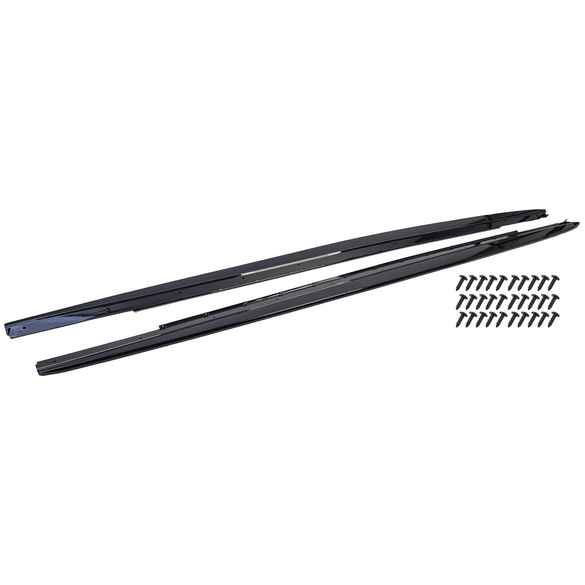 Minigonne Nere Lucide per BMW Serie 5 G30 G31 Dal 2017