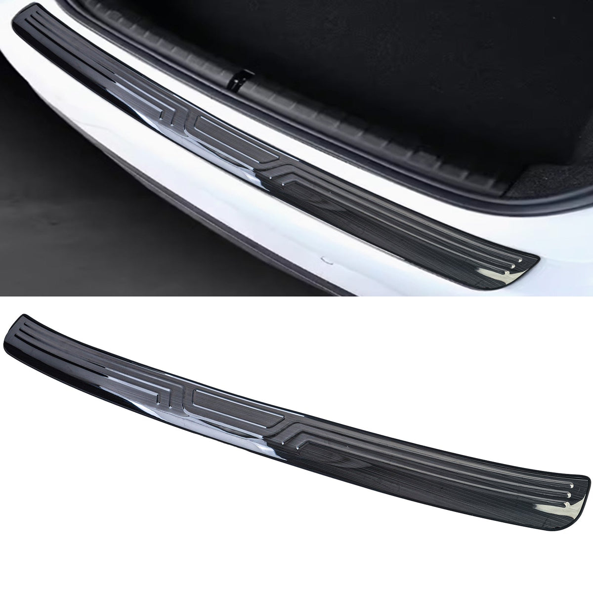Protezione Paraurti in Acciaio Inox Nero per BMW Serie 5 G30 G31 (dal 2017)