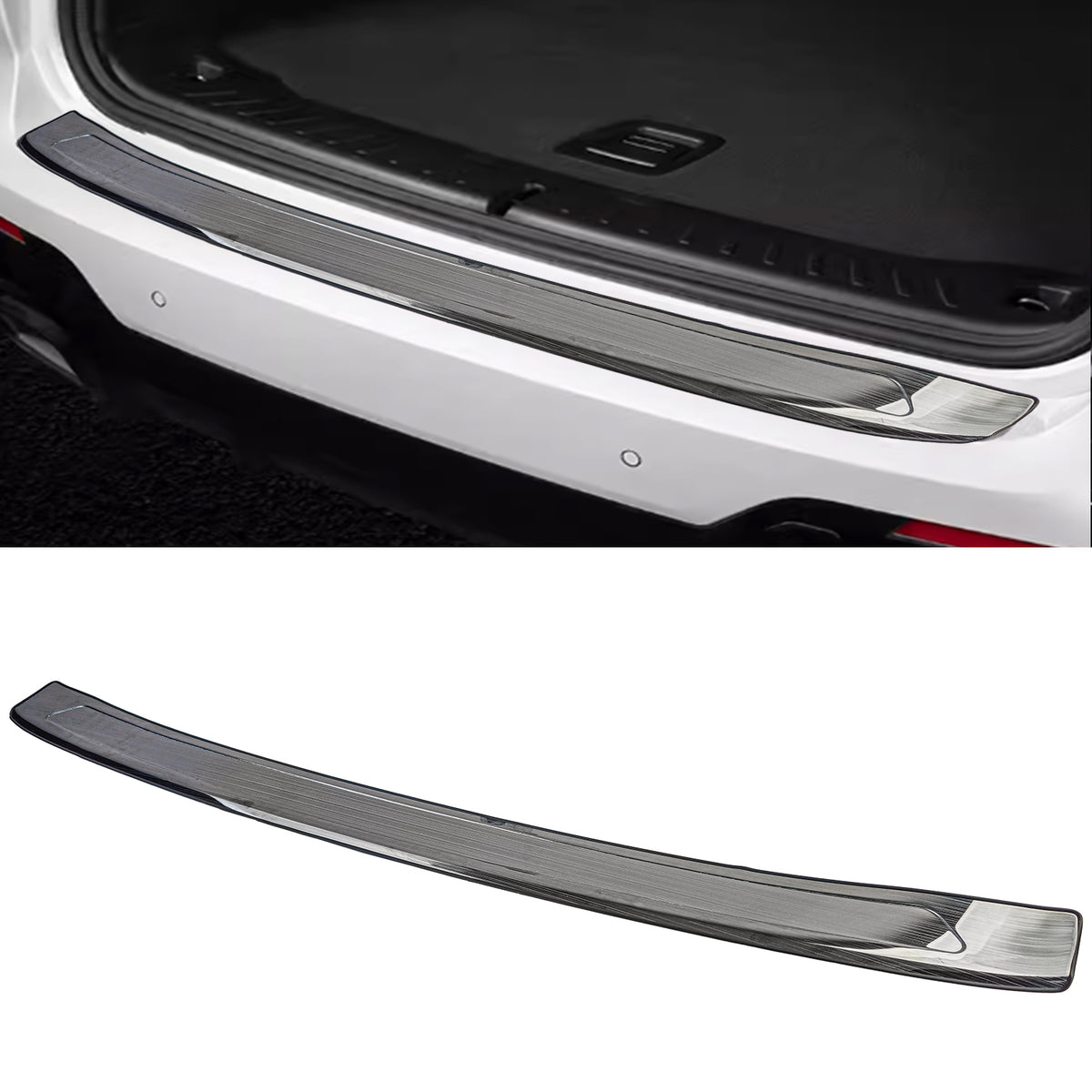 Protezione Paraurti in Acciaio Inox Nero per BMW X3 G01 Dal 2017