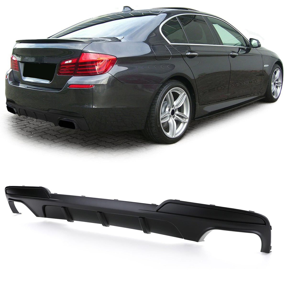 Diffusore Posteriore in ABS per BMW Serie 5 F10 F11 550i M550D