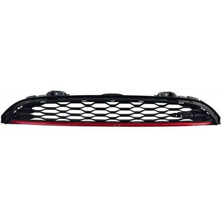Griglia Sportiva Nido d'Ape con Fascia Rossa per Mini One Cooper S F55 F56 F57