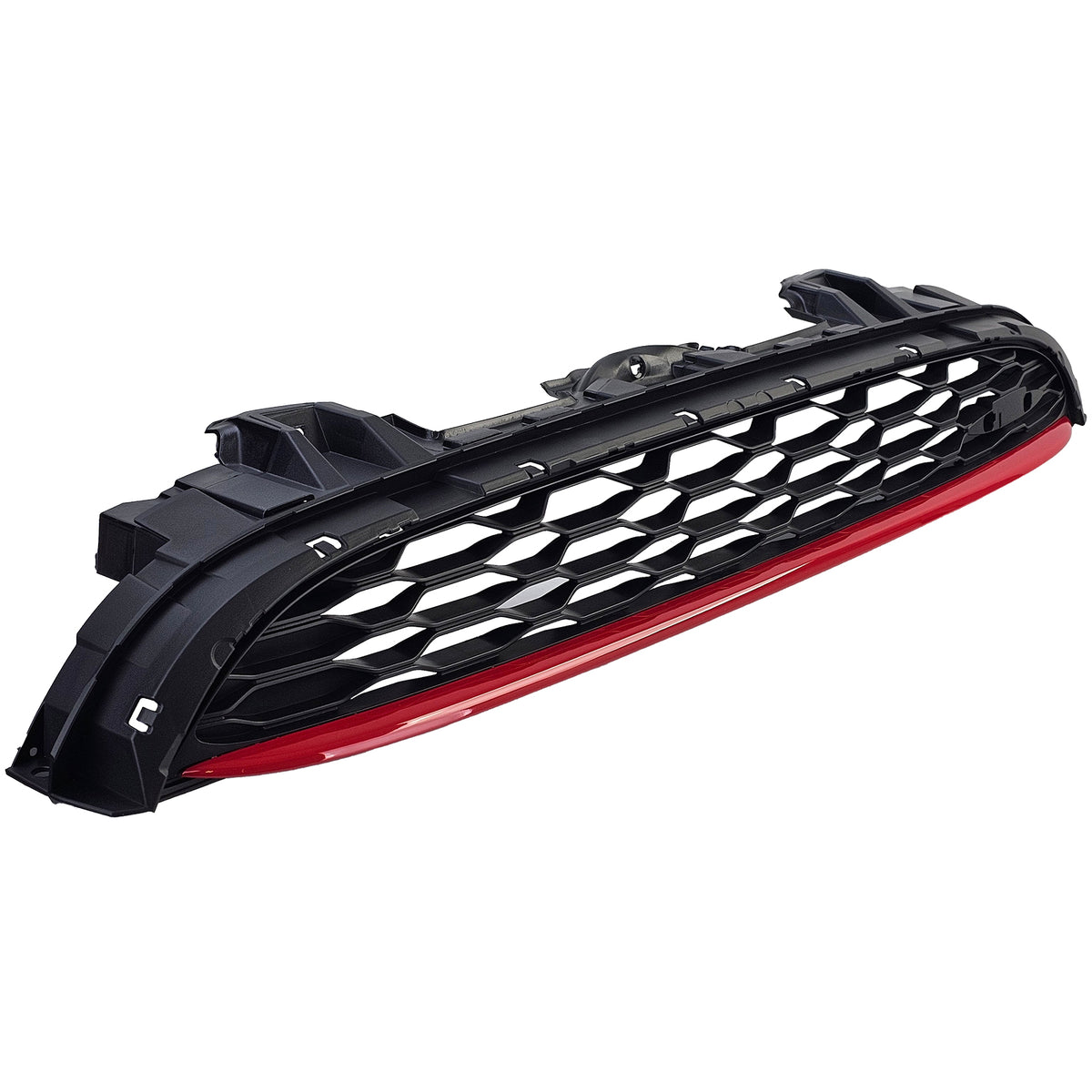Griglia Sportiva Nido d'Ape con Fascia Rossa per Mini One Cooper S F55 F56 F57
