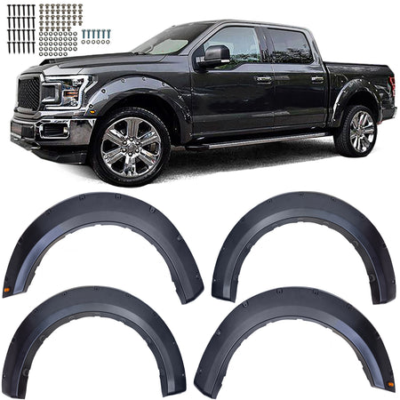 Allargamento Passaruota 6" per Ford F150 2014-2020, Nero, Robusto, Facile