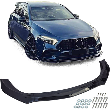 Anteriore Lama Sport Nero Lucido per Mercedes a W177 V177 dal 2018