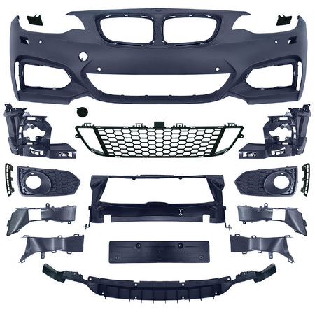Paraurti Sportivo Anteriore con Accessori per BMW Serie 2 F22 F23 13-17