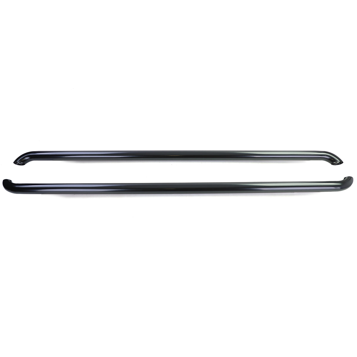 Pedane Laterali in Acciaio Inox Nero per Volkswagen T5 T6 T6.1 Lungo