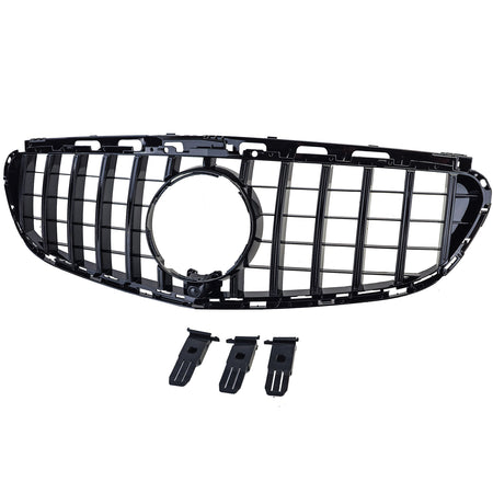 Griglia Sportiva Nera Lucida per Mercedes E W212 S212 Facelift 2013-2016