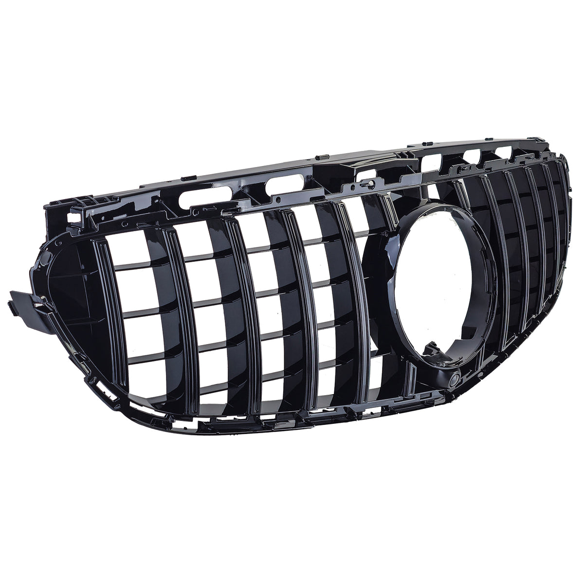 Griglia Sportiva Nera Lucida per Mercedes E W212 S212 Facelift 2013-2016