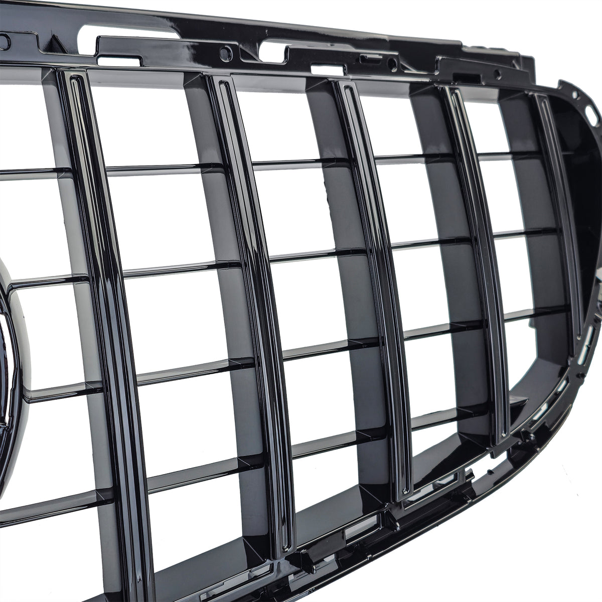 Griglia Sportiva Nera Lucida per Mercedes E W212 S212 Facelift 2013-2016