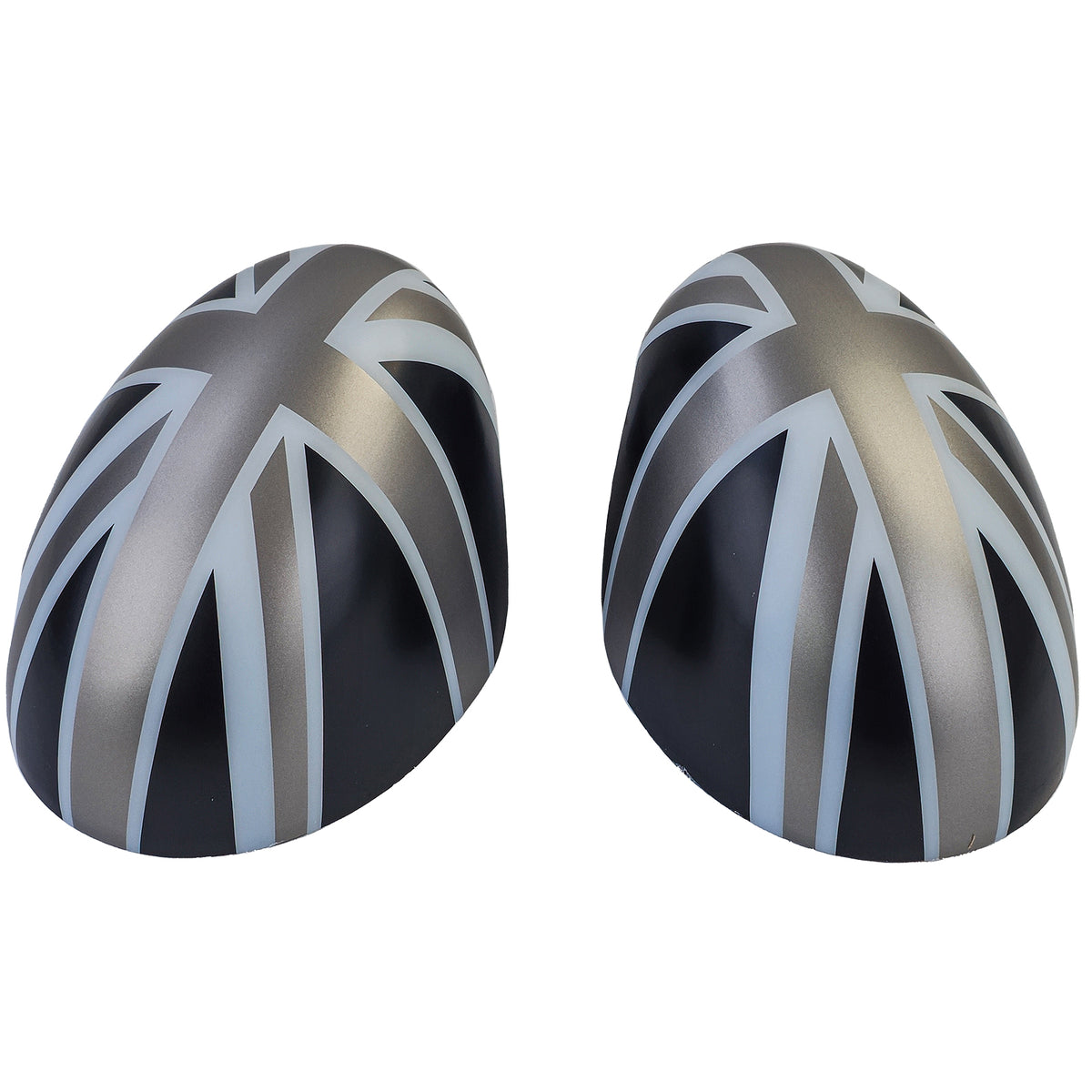 Copertura Specchietti Union Jack Nero Grigio per Mini F54 F55 F56 F57 2013-2018
