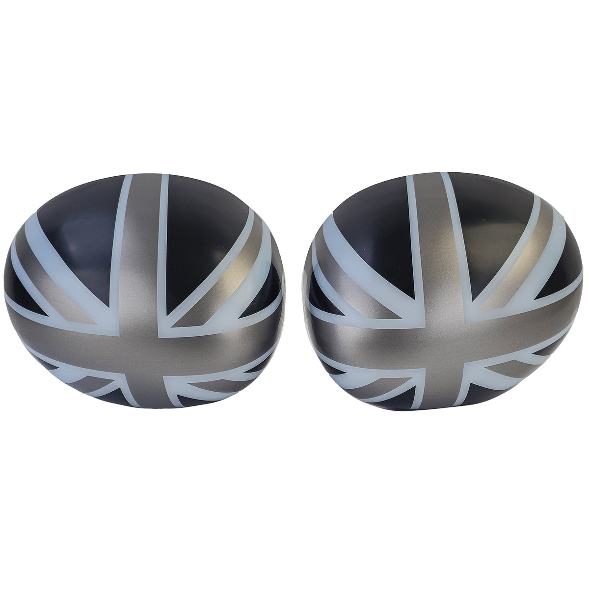 Copertura Specchietti Union Jack Nero Grigio per Mini F54 F55 F56 F57 2013-2018
