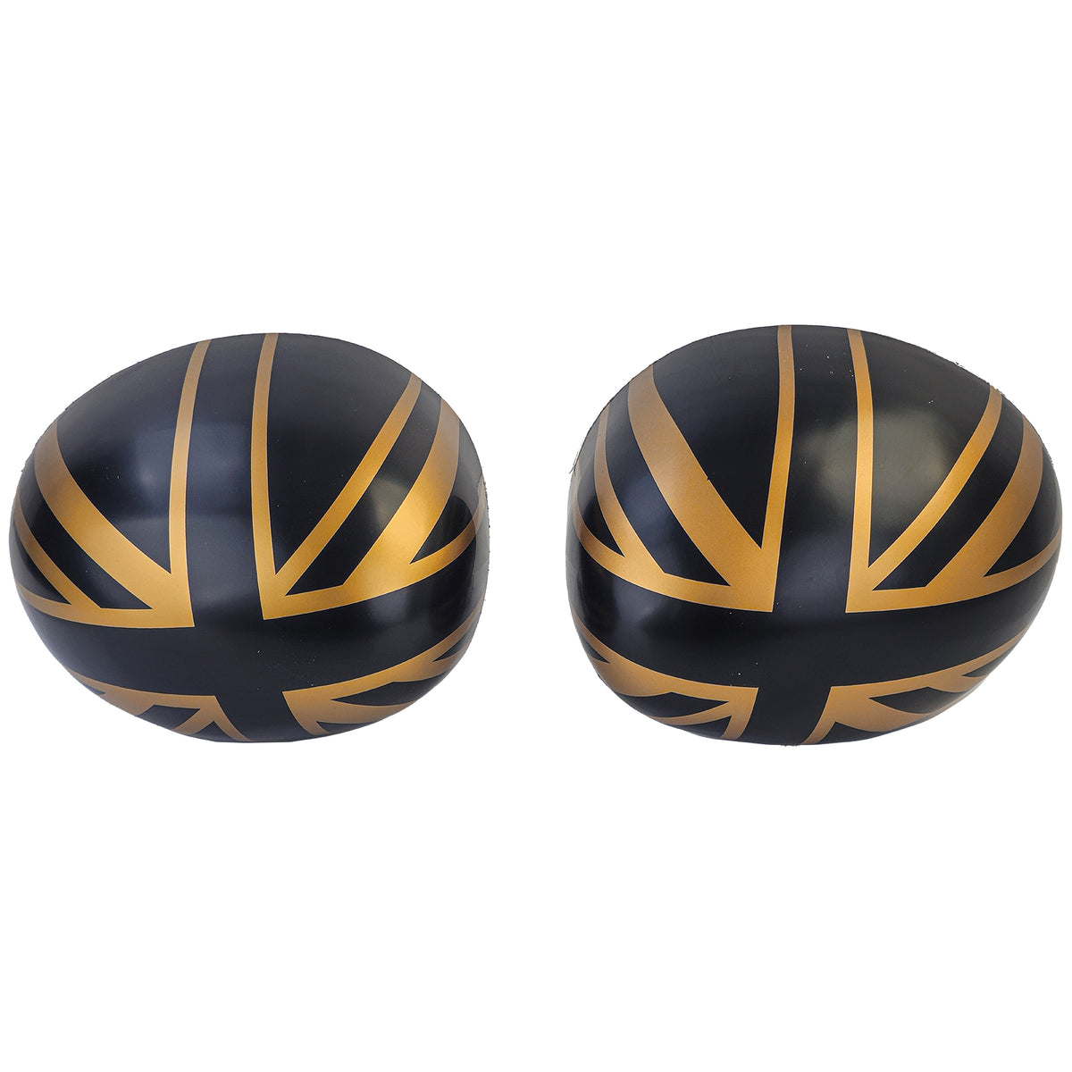 Copertura Specchietti Union Jack Nero Oro per Mini F54 F55 F56 F57 2013-2018