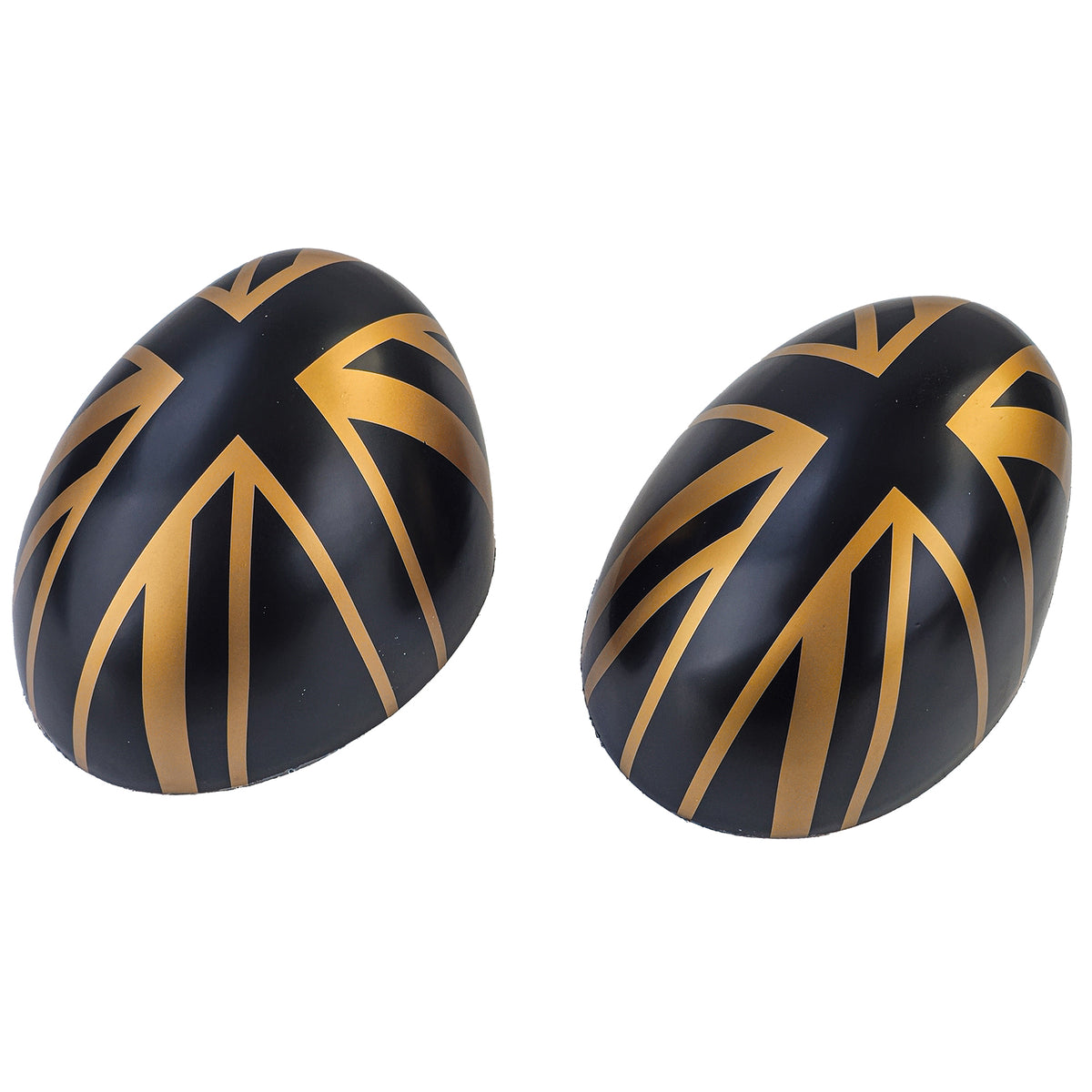 Copertura Specchietti Union Jack Nero Oro per Mini F54 F55 F56 F57 2013-2018