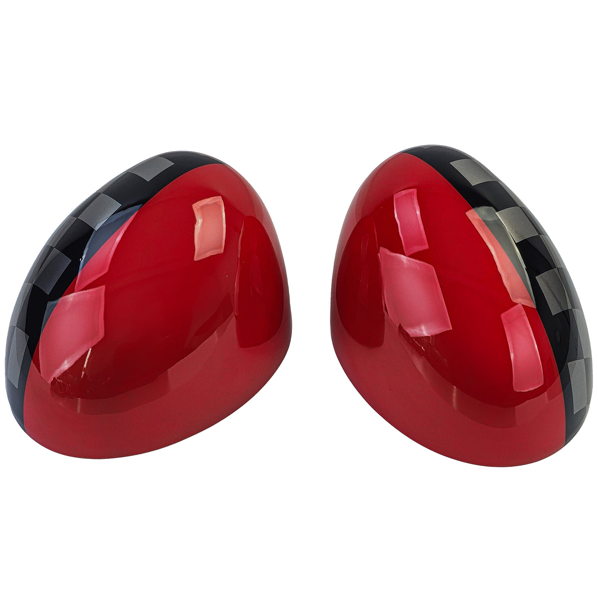 Copertura Specchietti Performance Rosso Nero per Mini F54 F55 F56 F57 2013-2018