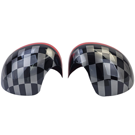 Copertura Specchietti Performance Rosso Nero per Mini F54 F55 F56 F57 2013-2018