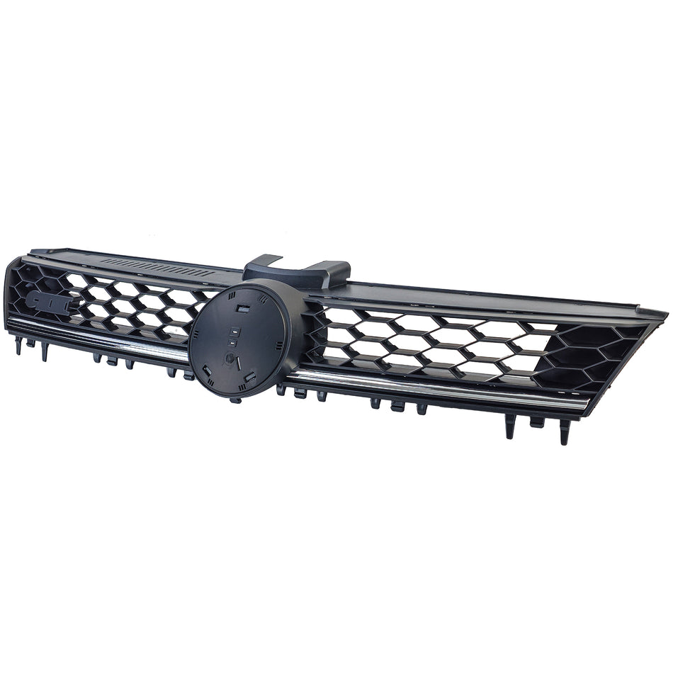 Griglia Anteriore Nera con Listello Cromato per Volkswagen Golf 7 12-17