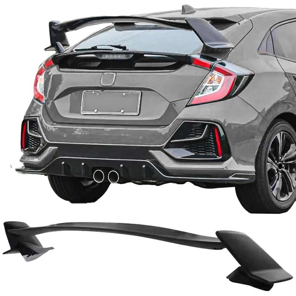 Spoiler Posteriore TR Performance per Honda Civic 2016-2020 (2 Volumi) ABS