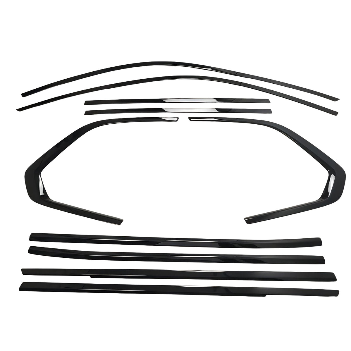Set Profili Decorativi Neri Lucidi per BMW X5 G05 Dal 2018