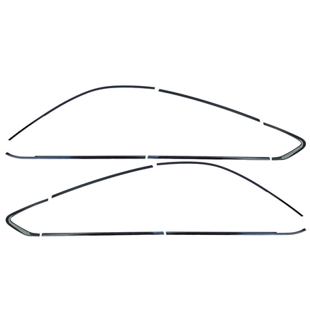 Set Profili Decorativi Neri Lucidi per BMW X6 F16 2014-2019