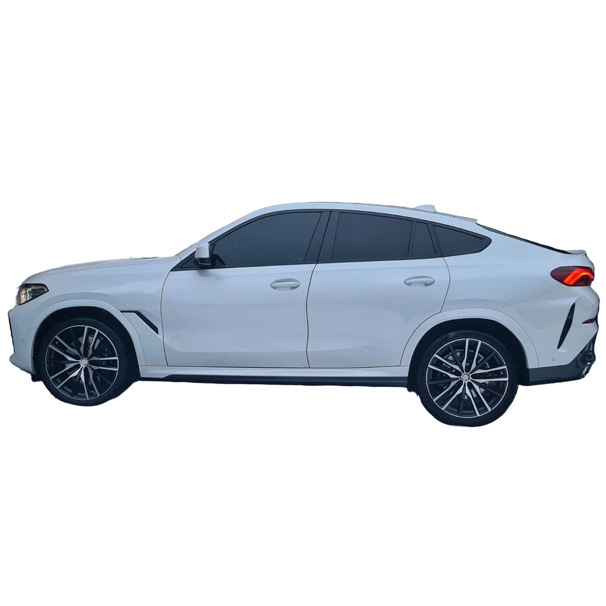 Set Profili Decorativi Lucidi Neri per BMW X6 G06 Dal 2019